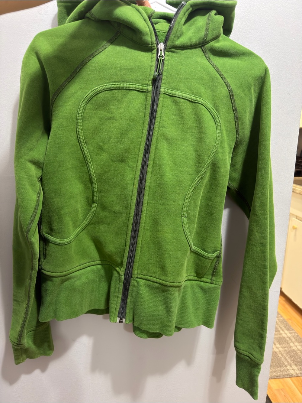 lululemon athletica Green Full-Zip Hooded Jacket